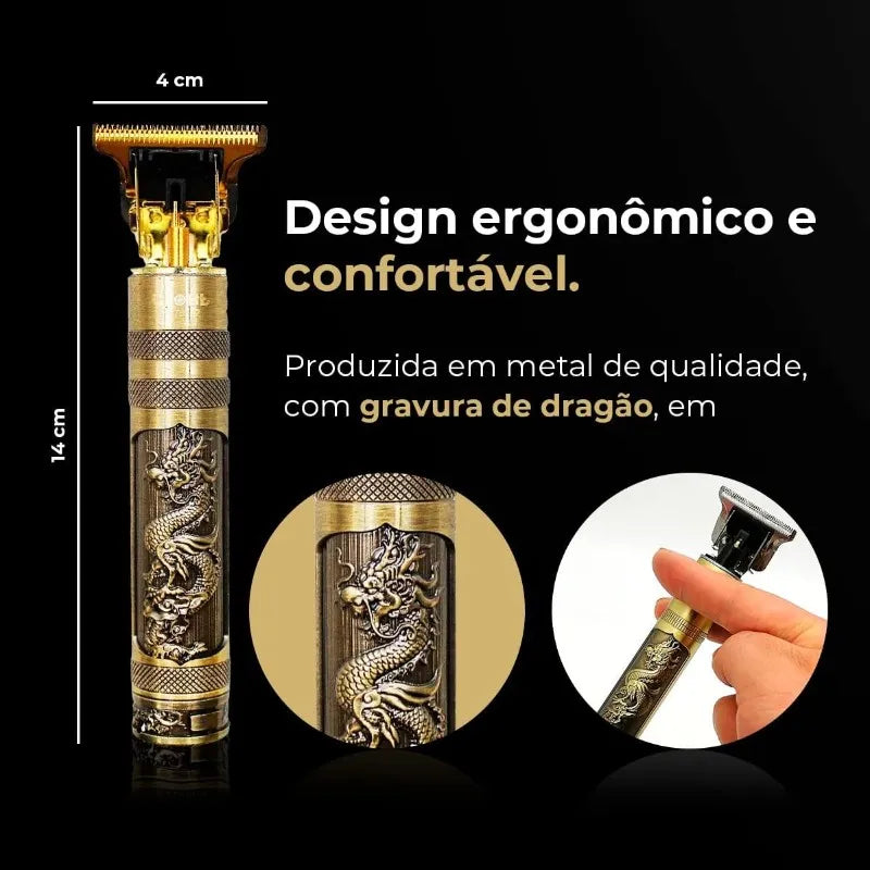 Máquina De Cortar Cabelo Elyte Barba Masculina Designer Aleatório Elétrico Profissional